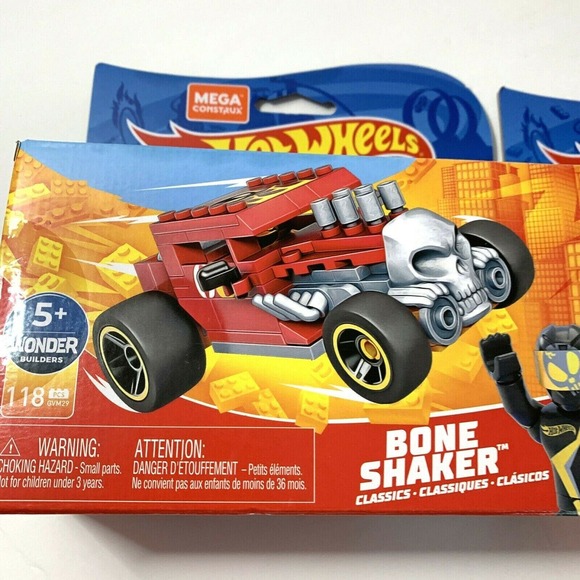 Hot Wheels Mega Construx GT Hunter Bone Shaker Building One Of Each Pieces New - Picture 3 of 9